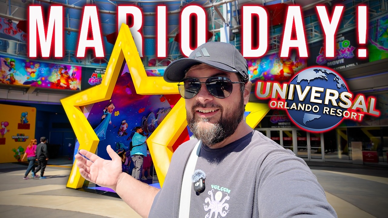 Celebrating Mario Day At Universal Orlando! What's NEW At Universal Orlando!