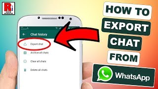 HOW TO EXPORT CHAT FROM WHATSAPP screenshot 3