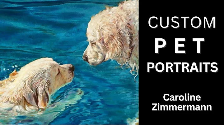 Custom Pet Paintings with Caroline Zimmermann