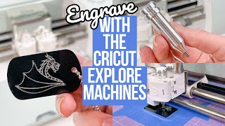 HOW TO ENGRAVE WITH THE CRICUT EXPLORE MACHINES | MAKE DOG TAGS WITH ME