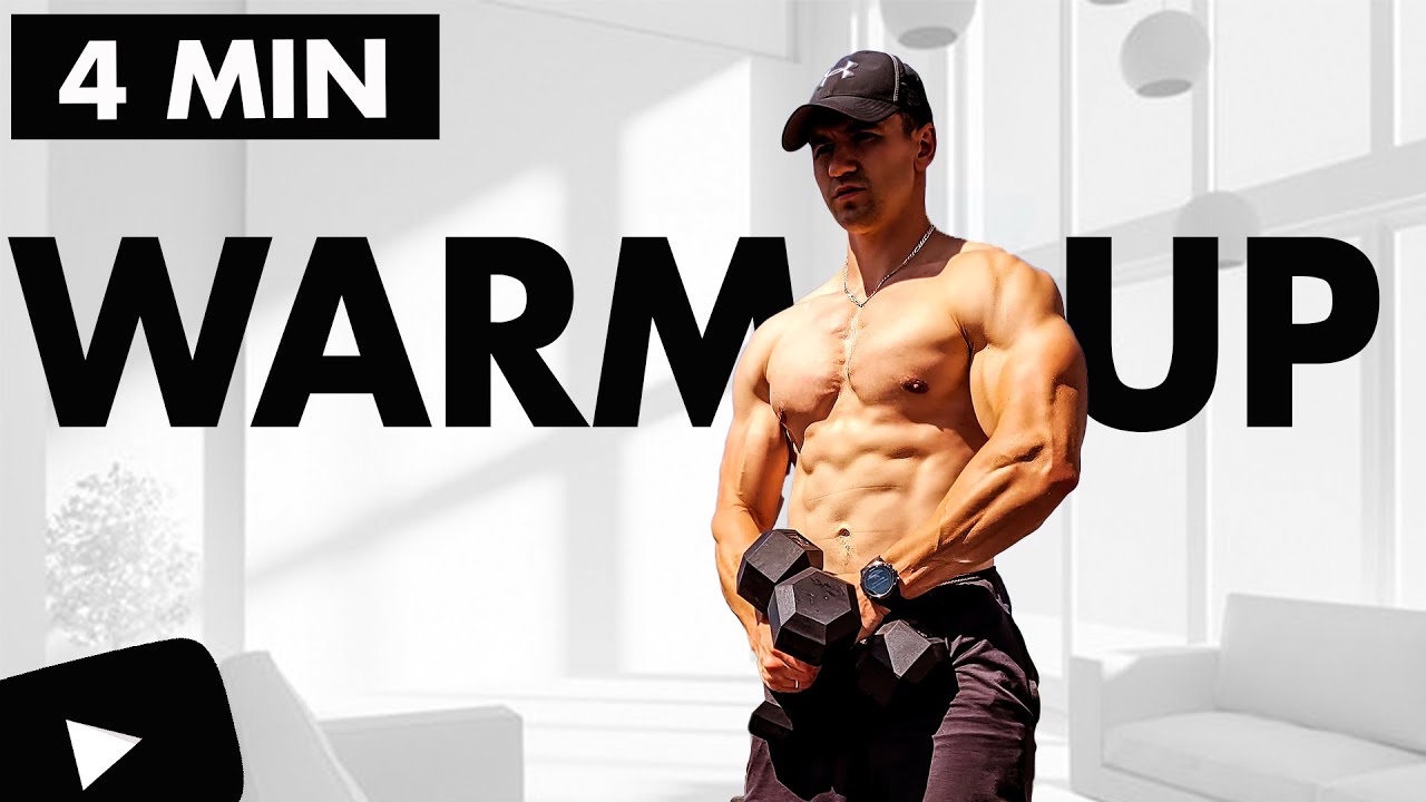 4 MINUTE WARM UP ROUTINE BEFORE WORKOUT | Upper Body - YouTube