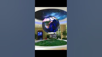 spherical screen!#colorbo #led #leddisplay#ball#spherical #mall#flexible#module#indoor#immersive