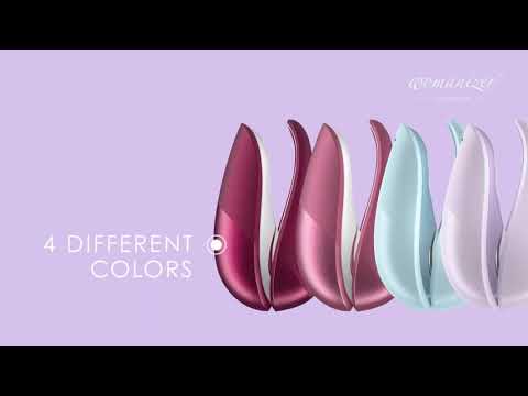 Бесконтактный клиторальный стимулятор Womanizer Liberty красный, видео 1