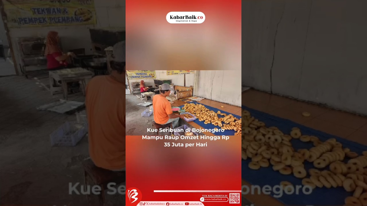 Kue Seribuan di Bojonegoro Mampu Raup Omzet Hingga Rp 35 Juta per Hari