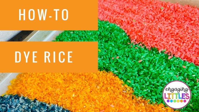 2 Fast and Easy Ways to Make Rainbow Rice - Kids Kubby