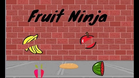 How to make this cool fruit ninja game in scratch 3//Part 2 tutorial//By Mousree