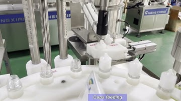10-120ml gorilla bottle filling line丨Automatic vape oil filling capping labeling machine line