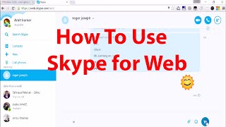 How To Use Skype For Web : Use Skype in Browser screenshot 2