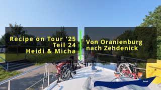 From Oranienburg we travel through the Oder-Havel and Voss Canals to Zehdenick. Recipe on Tour '2...