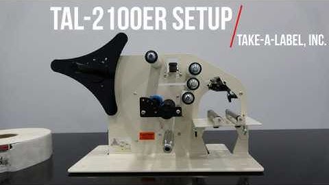 TAL-2100ER Label Threading