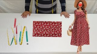 طريقة تفصيل وخياطة فستان قندورة بلاستيك موديل رائع لعاشقات الأناقة Dress Detailing and Sewing تفصيل screenshot 3