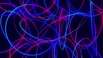 Neon Light Circles - VJ Loops 2021 - Motion Background For Edits - Free Video Background Loops