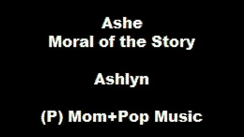 DSK-0009 - Ashe - Moral of the Story(DSK)[Karaoke][Instrumental Lyrics]