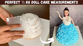 Easy doll cake recipe for sales | Perfect measurements | தமிழ்