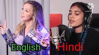 Satisfya female version hindi vs english Aish vs EmmaHeesters  | اغاني اجنبيه حماسيه روعه 2022