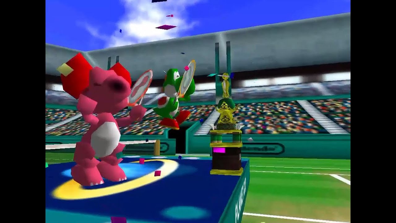 Mario Tennis 64 Doubles Planet Cup - Birdo and Yoshi