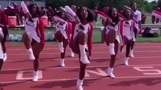 Shaw University Cheerleaders Dancing show