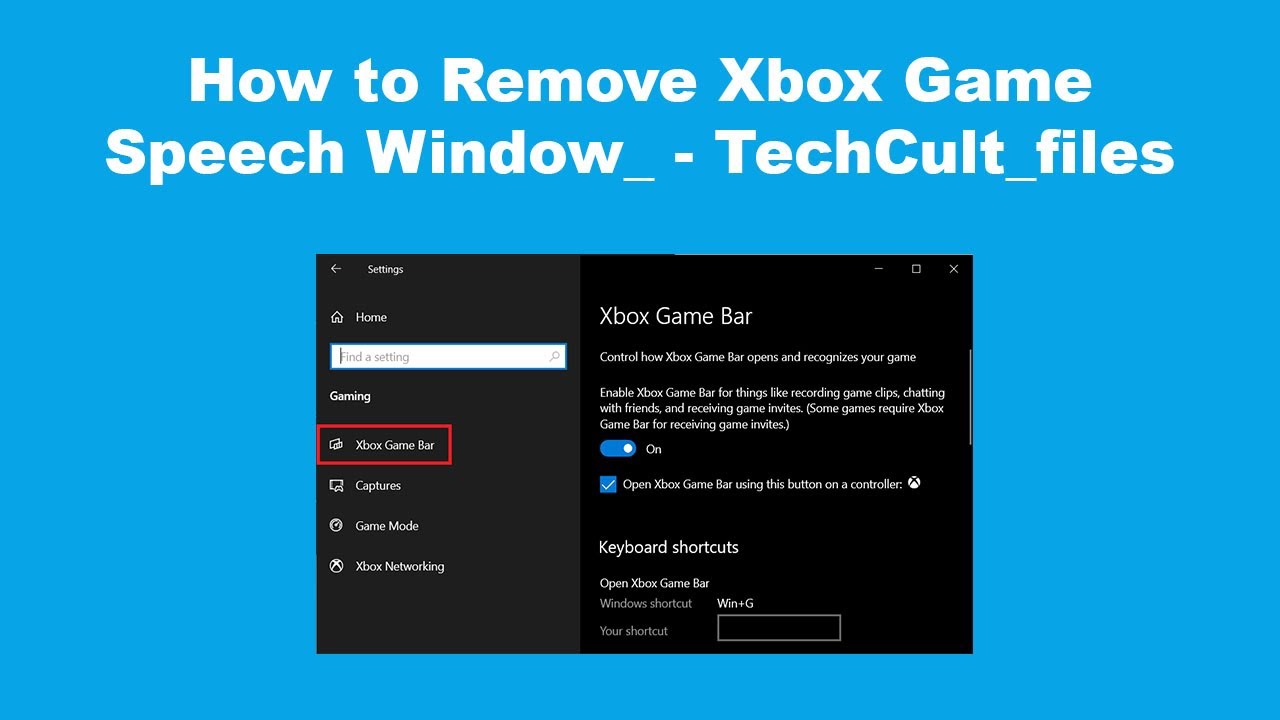 what is xbox game speech window