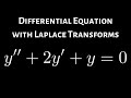 How to Solve a Differential Equation using Laplace Transforms Example with y'' + 2y' + y = 0
