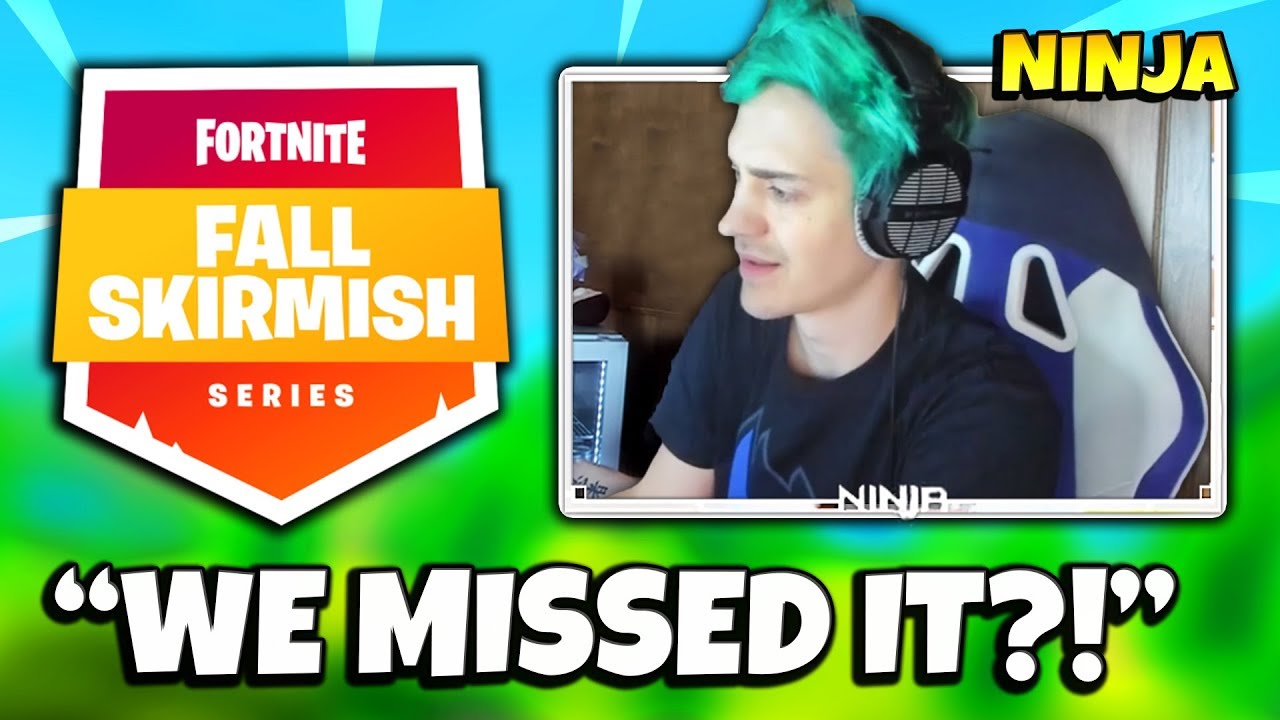 NINJA GETS ANGRY FOR MISSING FALL SKIRMISH TOURNAMENT | Fortnite Daily ...