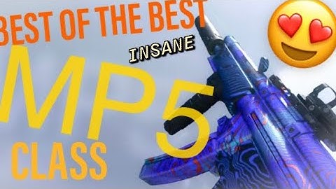 THIS MP5 IS UNSTOPPABLE! MODERN WARFARE BEST MP5 CLASS