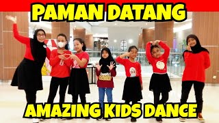PAMAN DATANG Line Dance for Kids (DEMO) | Choreo by IIN Setiaji (INA)