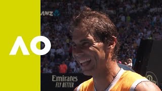 Rafael Nadal on-court interview (1R) | Australian Open 2019