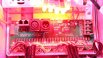 Test Mode Demo of HolidayCoro 30 Channel Dumb DMX Controller