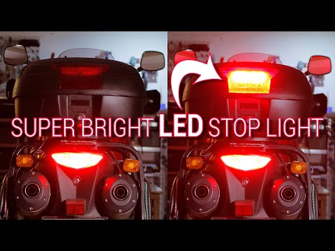 How to Make & Install a second LED Brake Light on your Motorcycle