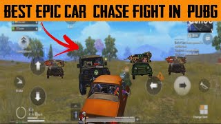 BEST EPIC CAR CHASE FIGHT MONTAGE IN PUBG MOBILE | #DivaRainaYT