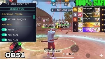 🛡️ THE KING CHEAT V147 | OB51 UPDATE | NEW AIMKILL MOD MENU | 100% SAFE & ANTIBAN ✅ |