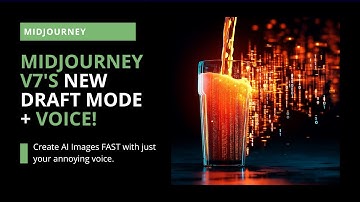 Midjourney v7’s Draft Mode w/ Voice Changes Everything (Fast + Cheap!)