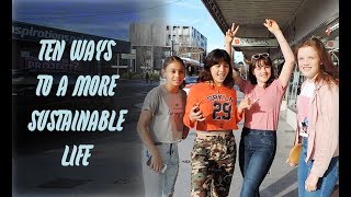 HOW TO LIVE A MORE SUSTAINABLE LIFE. Reduce single use plastic. FIGHT CLIMATE CHANGE