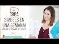 CÓMO CREAR 3 MESES DE CONTENIDO EN TU BLOG ¡EN UNA SEMANA! |  CURSOS ONLINE GRATIS