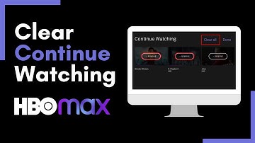 HBO Max - How to Clear Continue Watching !