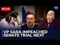 LIVE: Sara Duterte Impeached | Senate Trial Looms | Philippines Political Crisis Deepens