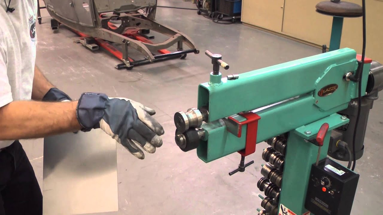 metal shaping with lazze die and skateboard combo wheel in a bead lazze metal works