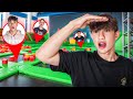 SECRET HIDING SPOTS In a Trampoline Park!