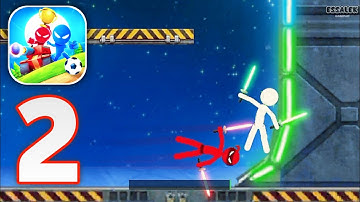 Stickman Party : Gameplay Walkthrough part 2 - New update 4 -Player Chaos, (Android/iOS)