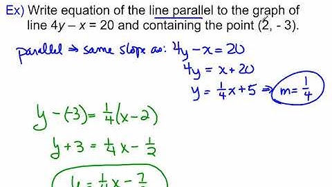 1 4b   Parallel and Perpendicular Lines