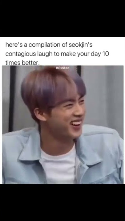Here's compilation of Soekjin's contagious laugh to make your day 10 times better#bts #soekjin #jin