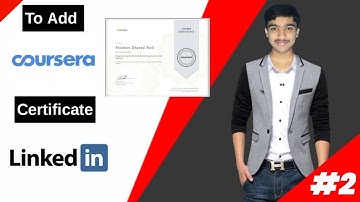 how to add coursera certificate in linkedin  | By Prashant Patil |#2