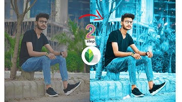 Snapseed Moody Blue editing | Snapseed photo editing 2021| Snapseed Background colour change | shinu