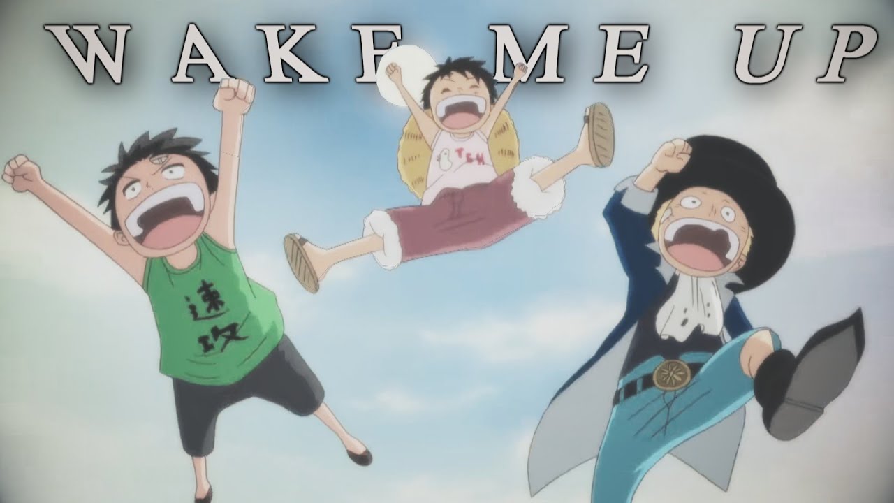 [One Piece AMV] The Three Brothers ASL - Wake Me Up