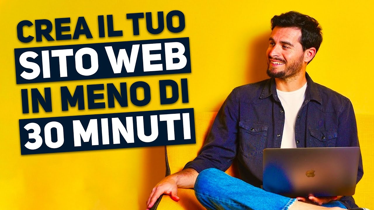 Come creare un sito web in 30 minuti su Wordpress - YouTube