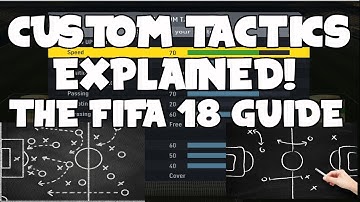 CUSTOM TACTICS EXPLAINED - FIFA 18 GUIDE!
