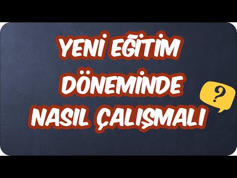 Yeni Eğitim Döneminde