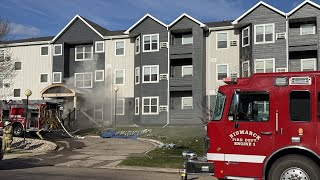 Authorities ask public to avoid area of apartment fire in Bismarck
