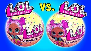 Lol Confetti Pop Vs Lol Confetti Pop - İki Lol Sürpriz Bebek Karşı Karşıya