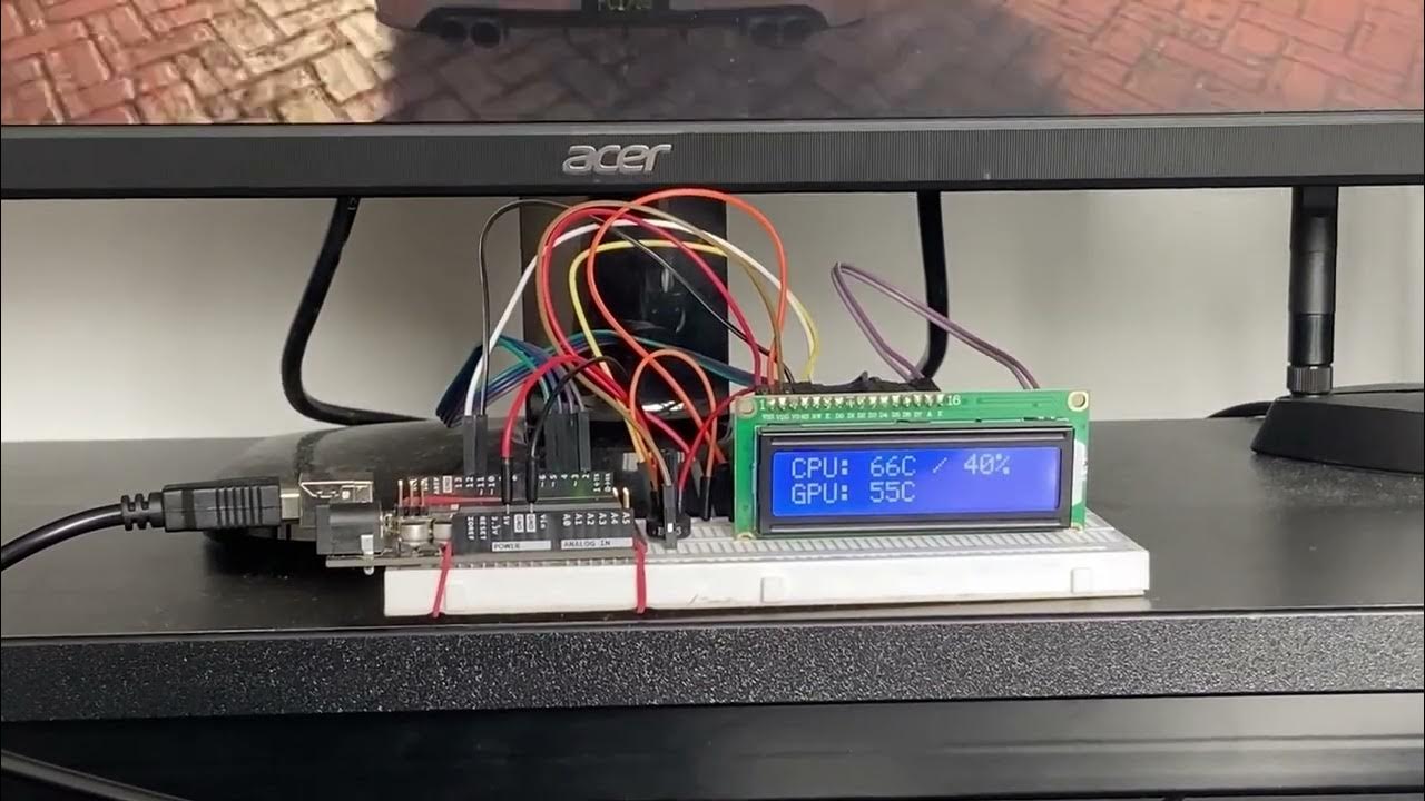Updated Arduino PC Monitor - YouTube